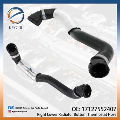 Fuoco termostatico inferiore del radiatore destro 17127552407 1712 7552 407 per BMW E90 E91 E93 E92 E82 E88 Ricambi auto di alta qualità