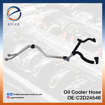 C2D24546 Parti di auto raffreddatore di olio di trasmissione di olio raffreddatore di tubo assemblaggio per Jaguar XJ X351